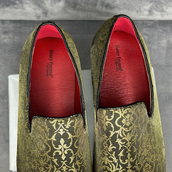 🔥🔥🔥Henry Ferrera Men's Vintage Satin Floral Dress Loafer NWOT Size: 13🔥🔥🔥 - Picture 11 of 11